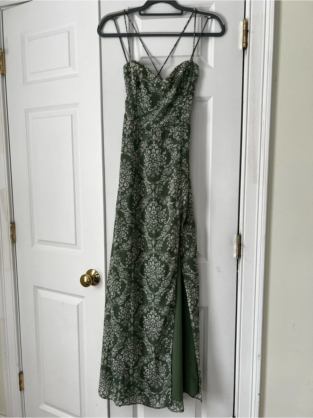 Abercrombie & Fitch Camille tie-back gown